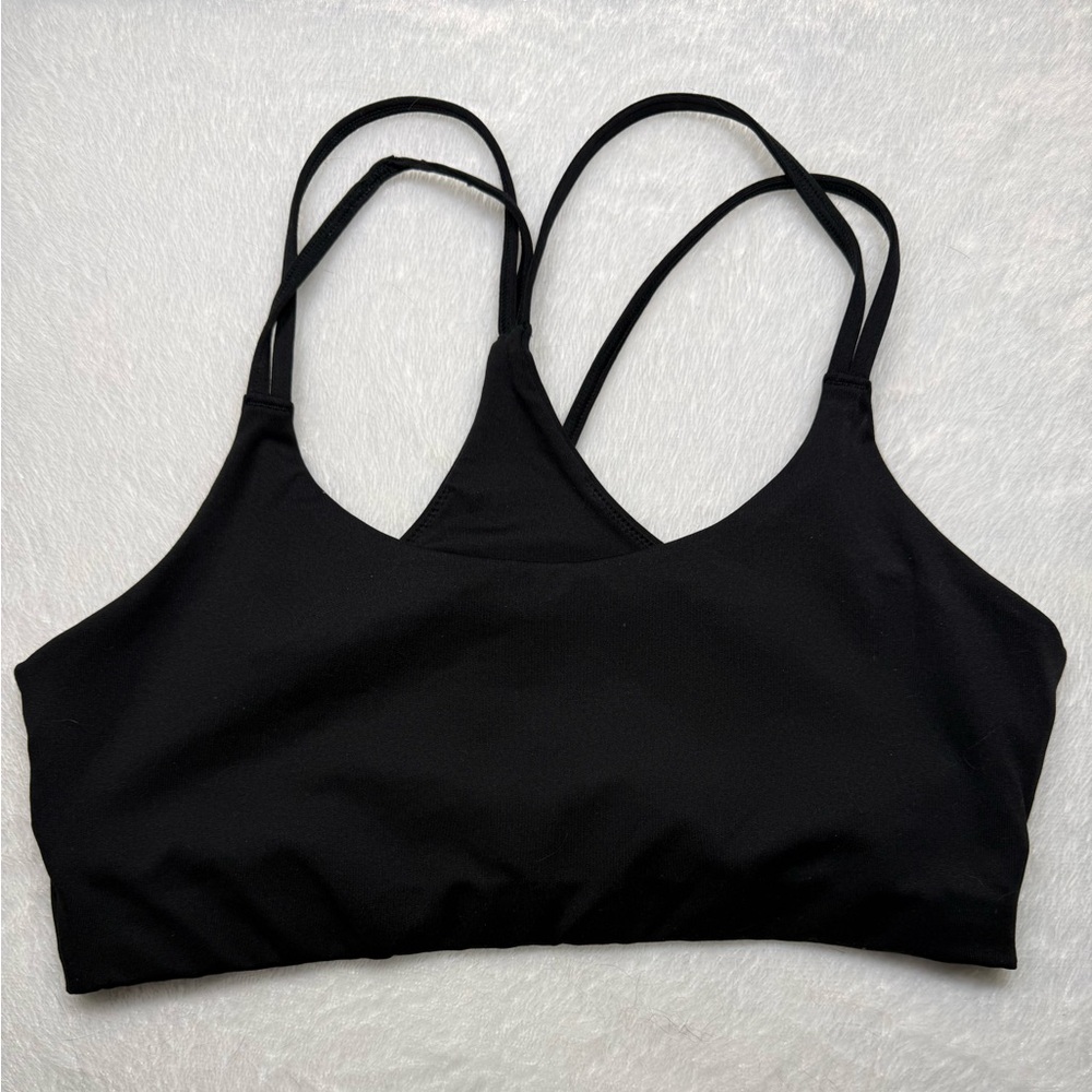 Fabletics Black Principal Low Impact Sports Bra